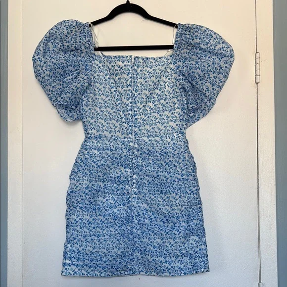 Floral Blue Dress - Picture 7 of 7